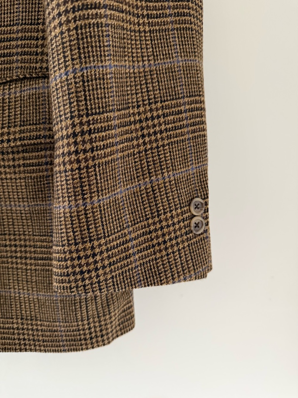 Jack Victor Wool Glen Plaid Tweed Sport Coat Brown 38R 40R Harry Rosen Canada - Picture 5 of 8